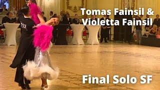 Tomas Fainsil & Violetta Fainsil | Solo Slow Foxtrot | Final European Championship 2022