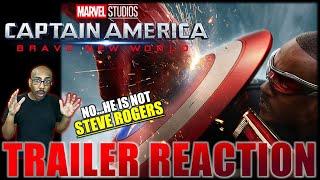 Captain America Brave New World Official TRAILER REACTION Marvel Anthony Mackie Harrison Ford