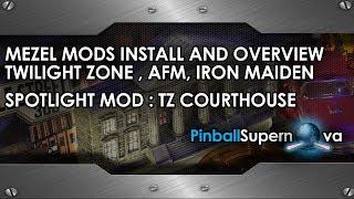 Pinball Mods # 70 : MEZEL MODS TZ, AFM, IRON MAIDEN MODS  INSTALLS AND OVERVIEW