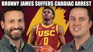 BRONNY JAMES Hospitalized After Suffering CARDIAC ARREST During USC Practice | OutKick Hot Mic