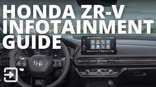 Honda ZR-V 2025 Infotainment guide