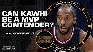 Can Kawhi Leonard return to his MVP form for the Clippers? | Numbers on the Board