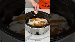 Easy fall crockpot dessert