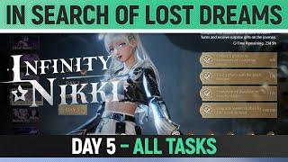 Infinity Nikki - In Search of Lost Dreams - Day 5 - All Tasks