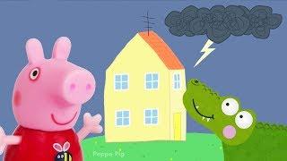 Peppa Pig Game | Crocodile Hiding in Kids Cereal with Toy Friends