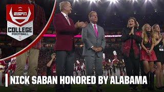 Alabama honors Nick Saban by naming field at Bryant-Denny Stadium after him | ESPN College Football