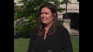 Ark. Governor Sarah Huckabee Sanders makes announcement.