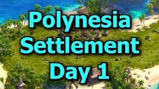 Forge of Empires: Polynesia Settlement - Day One! First Impressions of the Brand New Settlement!
