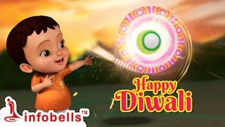 छटाक छटाक छटाक पटाखे! - Diwali Kids Song | Hindi Rhymes for Children | Infobells #hindirhymes