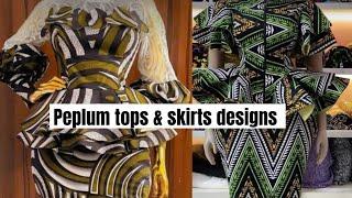 LATEST DESIGNS OF AFRICAN FASHIONABLE PRINT SRYLES FOR LADIES