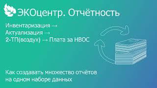 28-02-2023 ЭКОцентр.Отчётность Как создавать множество отчётов на одном наборе данных о выбросах