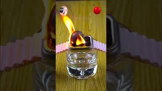 red hot ball vs ultra watch what will happend next ? #experiment #asmr #asmrsounds #satisfying