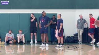 KAWHI LEONARD, PJ TUCKER & BONES ARE SPOTTED IN THE CLIPPERS FIRST DAY OF OFF SEASON TRAINING CHAMP