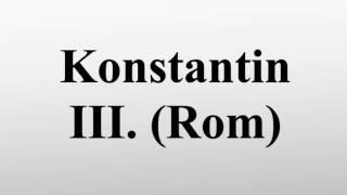 Konstantin III. (Rom)