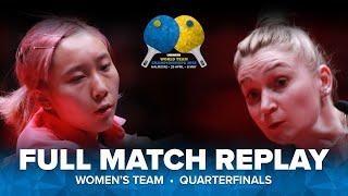 FULL MATCH | SOO Wai-Yam-Minnie (HKG) vs MONTEIRO-DODEAN Daniela (ROU) | WT QF | #ITTFWorlds2018