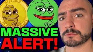 PEPE Coin Holders Prepare For THIS! (PEPE PRICE PREDICTION ALERT!)