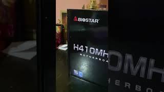 BIOSTAR H410MH S2 Ver. 6.0 Unboxing #BIOSTAR #H410 #motherboard