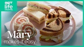 Turkey Tea Sandwiches Recipe | Mary Makes It Easy