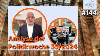 #144: Politische Analyse Kalenderwoche 35/2024