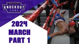 Boxing Knockouts | March 2024 | Part 1 #knockoutzone