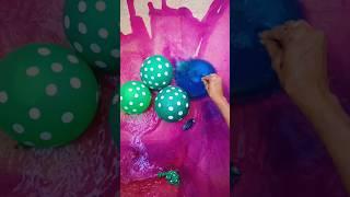 Water color Balloons pop #shorts #video #viral #trending #asmr #balloon #sr