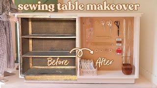 Transforming an Old Bar into My DREAM Sewing Table ️ | SEWING STUDIO MAKEOVER - Part 4