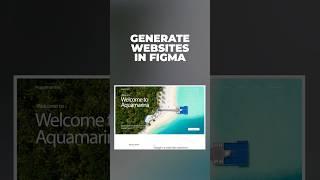 Generate websites on #figma with Dora AI  plugin #tutorial #website #webdesign #design