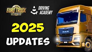 What's coming in 2025 for ETS2 and ATS Driving Academy? New Features & More!