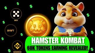  HOW I MADE 60,000 TOKENS IN HAMSTER KOMBAT! DECEMBER 31 LISTING + SECRET BETA TEST! 