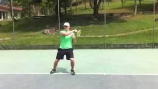 Forehands & Backhands - student Teco - Brazil (coach Mauro)