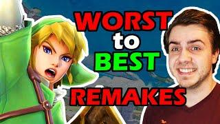 Ranking All Zelda Remakes based on Improvements including Skyward Sword HD