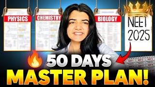 Last 50 Days Master Plan for NEET2025| How to prepare for Neet 2025 in 2 months| Neet Strategy Video