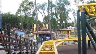 Американские горки видео спуска Парк Горького Харьков The roller coaster Kharkov