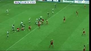 Cais Mark Jones Try. London Irish 25 - 27 Scarlets