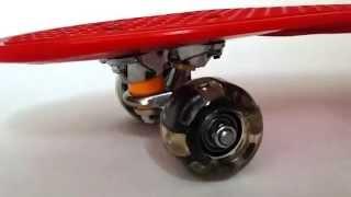 22" Penny Style With LED Light Up Wheels Complete Deck Skateboard - Style A @ de GROUP Inc