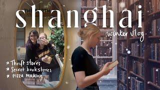 VLOG Winter in Shanghai ️Secret Book Stores, Thrifting & Cafes