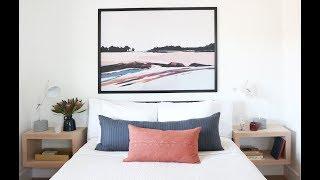 IKEA Bjorksta Canvas Style Frame + Oversized Art Tutorial