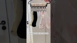 This little gadget saves me so much space and can be used on travel too! #homehack #homeorganization