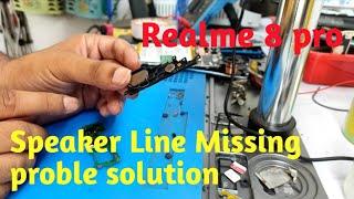 Realme 8 pro Speaker Line Missing Problem Solution