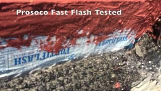 Window Repair of flashing with Prosoco Fast Flash