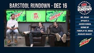 Golf Journalists Vs. Barstool Sports - December 16th, 2019 Barstool Rundown