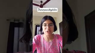 Thermoacidophiles #neet2025 #neetpreviousyearquestion #biology