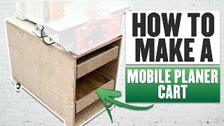 How To Make A Mobile Planer Cart - Mobile Milling Station