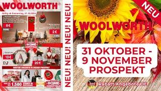 WOOLWORTH Neuer Werbung Wochenprospekt | 31 Oktober - 9 November Prospekt | Rabatt Angebote DE