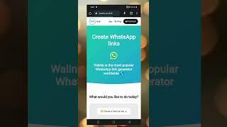 Create Short Link For Your WhatsApp #shortsvideo #viraltech #viralshort #newshorts #trick #newupdate