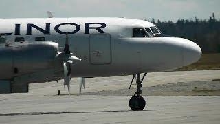 Nolinor | Convair CV-580 landing | C-GQHB | Val-d'Or (CYVO)