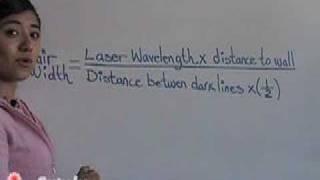 Measuring Hair Width with a Laser