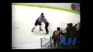 QMJHL Dec. 2, 1986 Paul Manson,HUL v Regis Chouinard,DRU (almost) Hull Olympiques Drummondville Volt