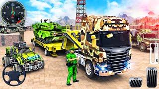 Army Cargo Truck Simulator 3D - US Airplane Vehicle Transporter Truck Driving - Android GamePlay #2