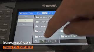 YAMAHA PSR - A5000 SX900 SET SİLME, SET YÜKLEME, SİSTEM AYARLARI (İBRAHİM KARADAĞ)